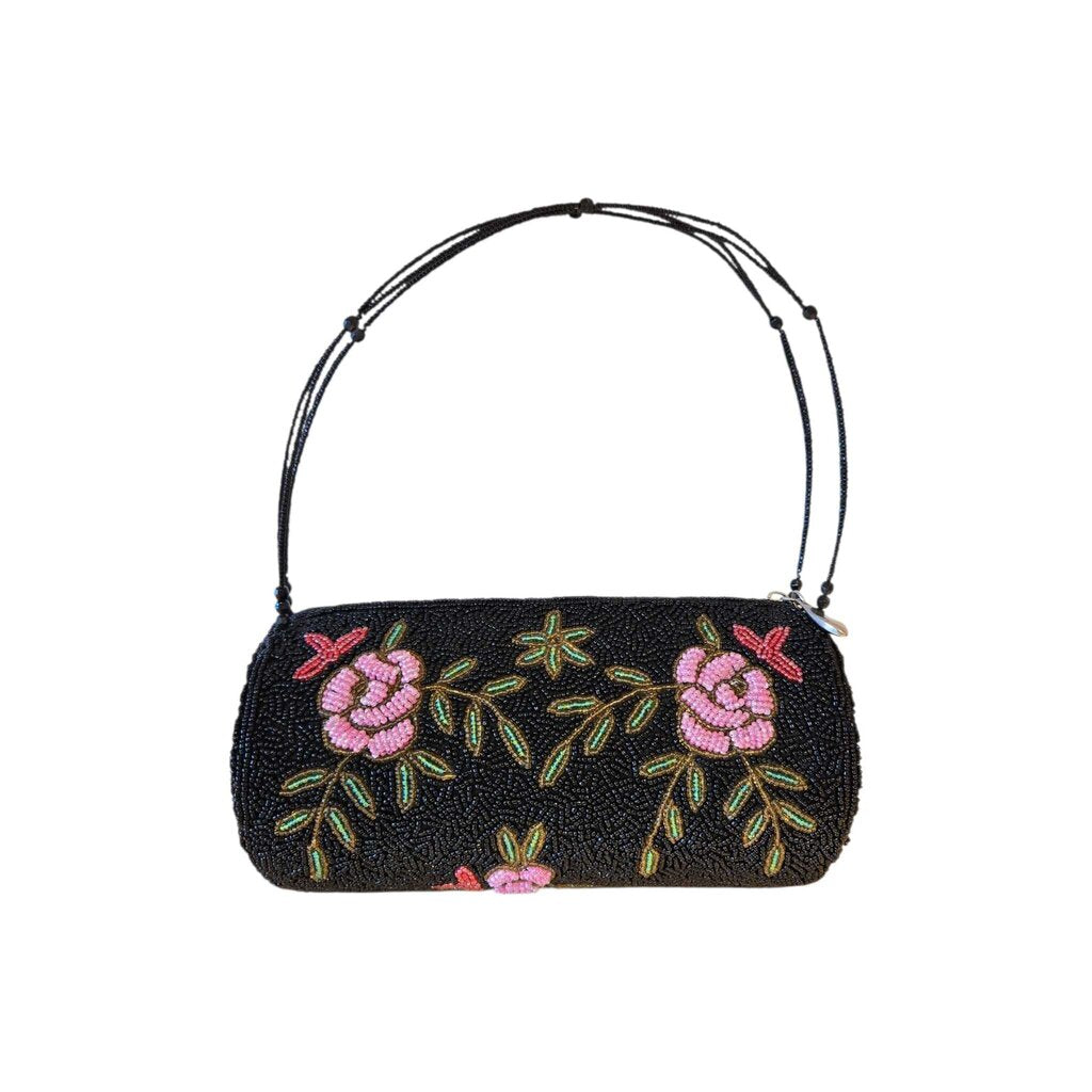 FLORAL BEADED PURSE