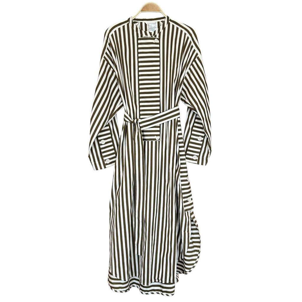 BANANA REPUBLIC poplin big button shirt dress retail 198.00 SZ MED W
