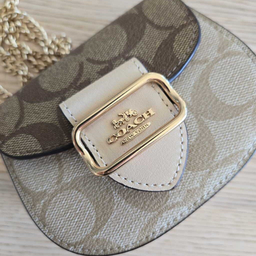 COACH MORGAN CARD CASE w chain