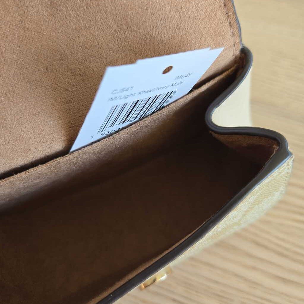 COACH MORGAN CARD CASE w chain