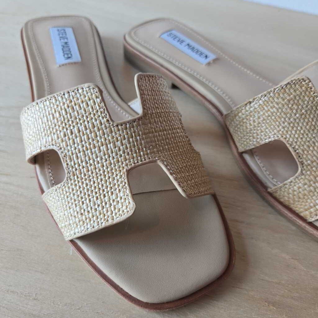 STEVE MADDEN HADYN raffia SZ 7.5