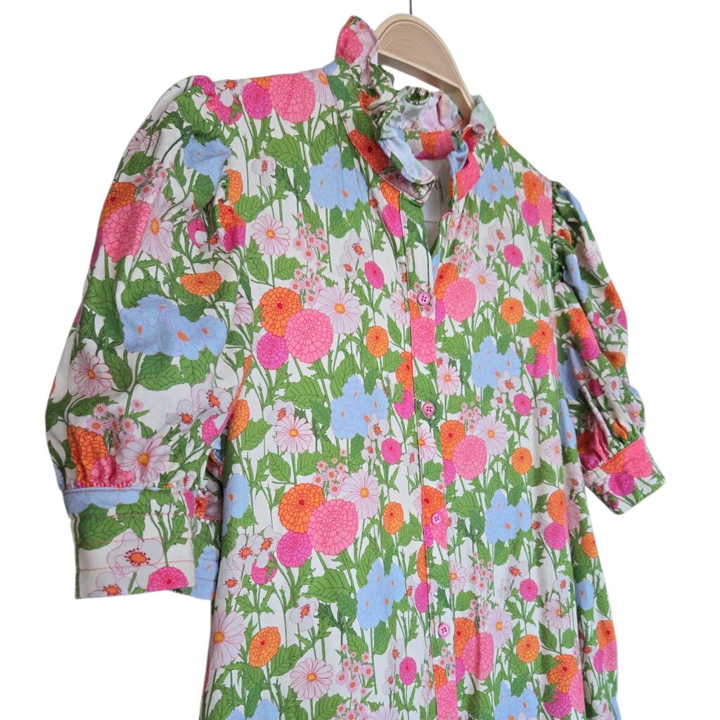 HYACINTH HOUSE Floral Louisa Maxi Dress retail 158.00 SZ MED W