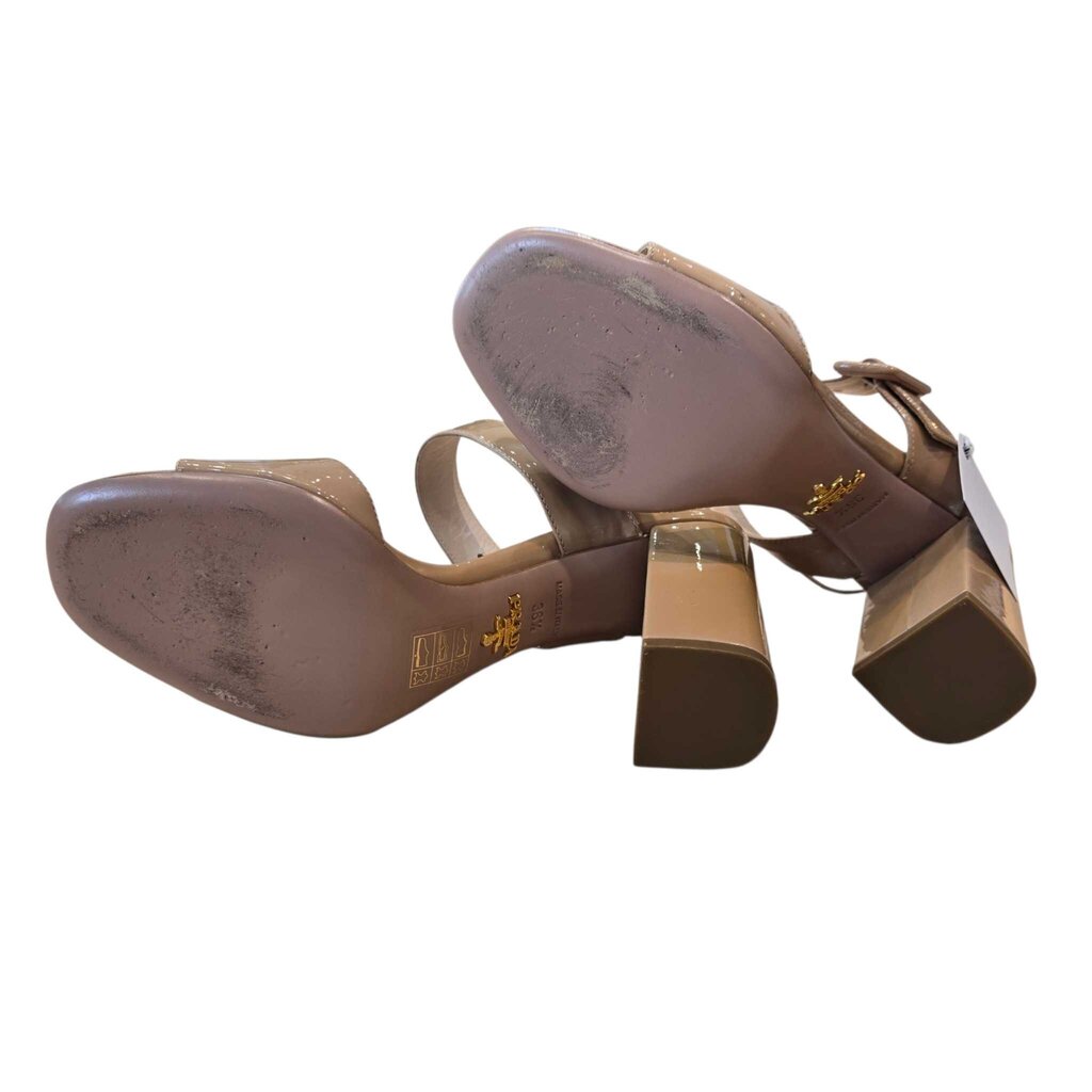 PRADA VERNICE NUDE SZ 36.5 = 6.5