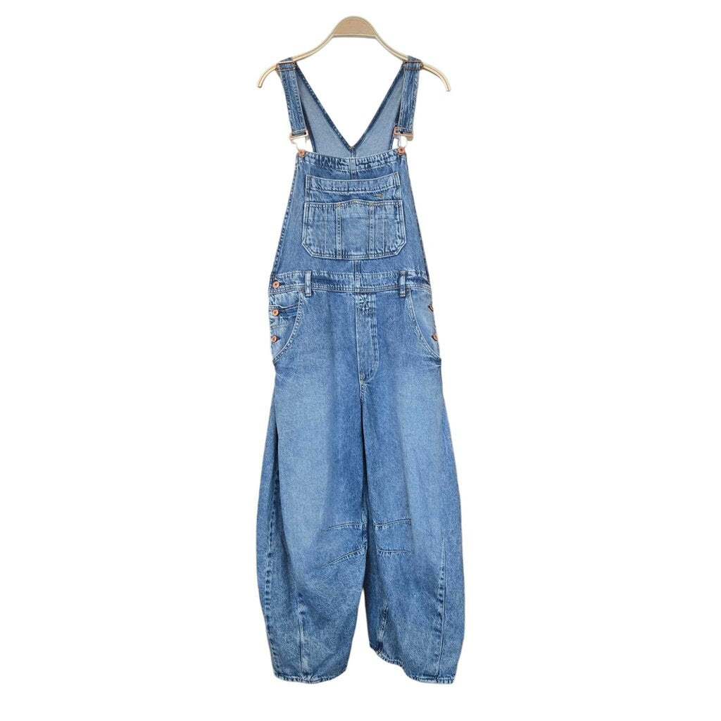 GAP BARREL BIBS SZ MEDIUM