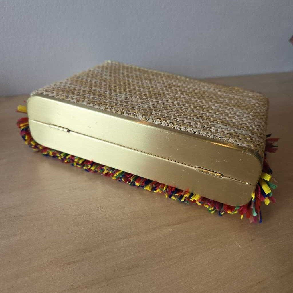 OLGA BERG CARNIVAL fringed clutch/crossbody