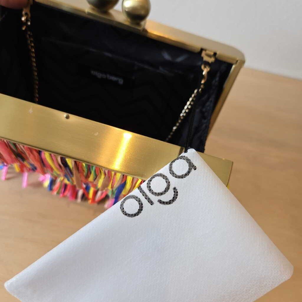 OLGA BERG CARNIVAL fringed clutch/crossbody