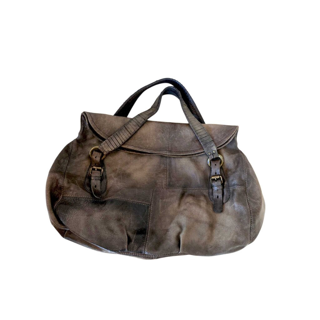 A.S. 98 patchwork hobo tote