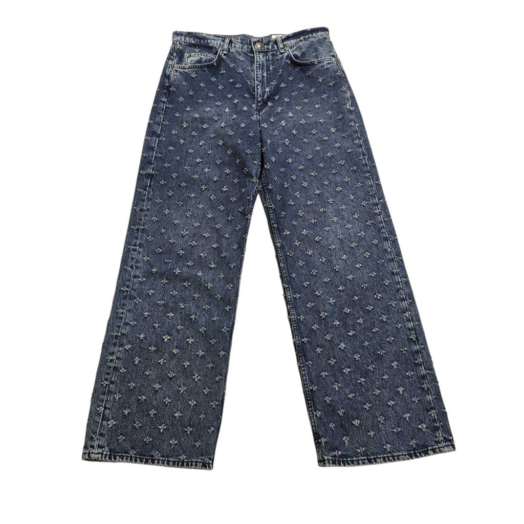 RAG&BONE retail 539.00 Shea Textured Ankle Jean SZ 10 W