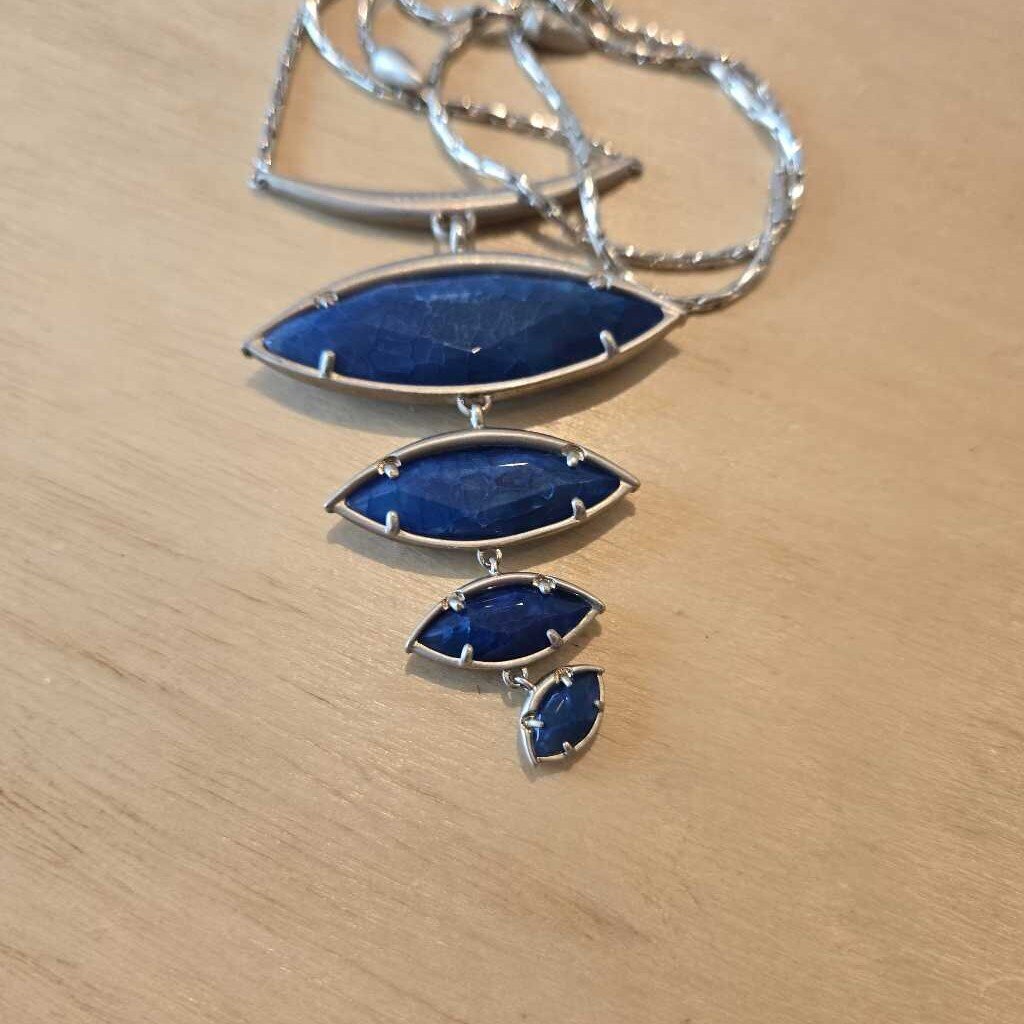 KENDRA SCOTT MORRIS BLE AGATE necklace