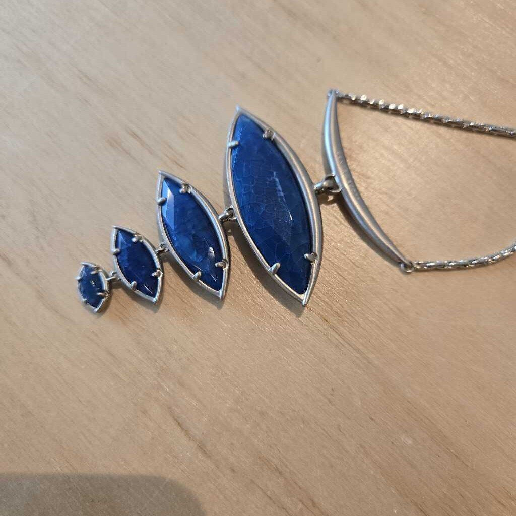 KENDRA SCOTT MORRIS BLE AGATE necklace