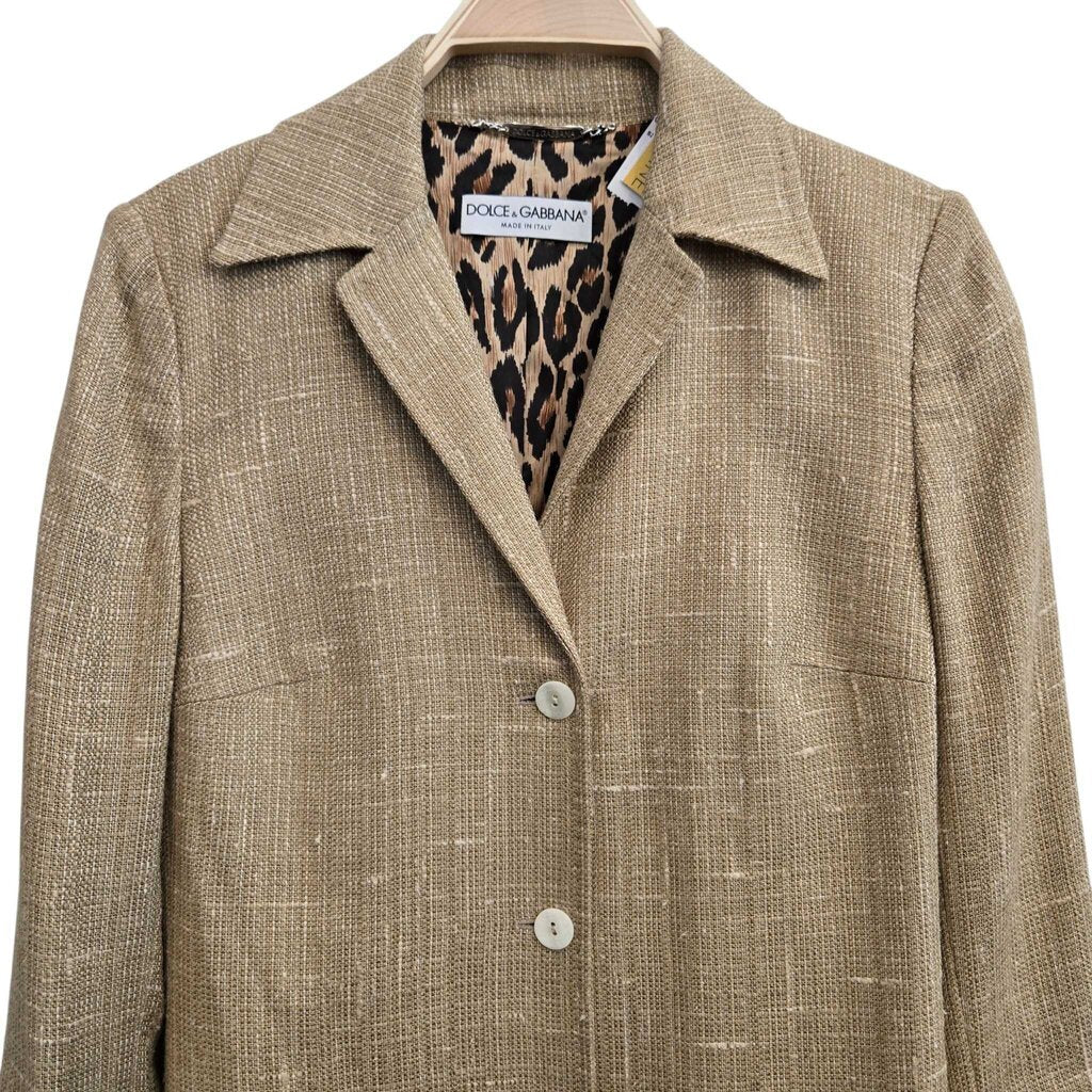DOLCE & GABBANA LINEN sz 42 = 6/8 W