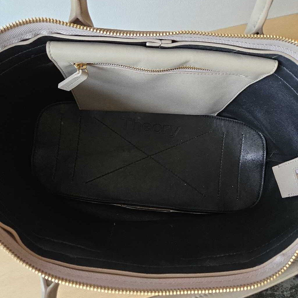 THEORY T BAR SATCHEL retail 695.00