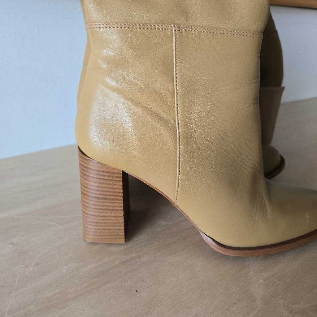 ZARA OVER the KNEE LEATHER SZ 40 = 8.5/9