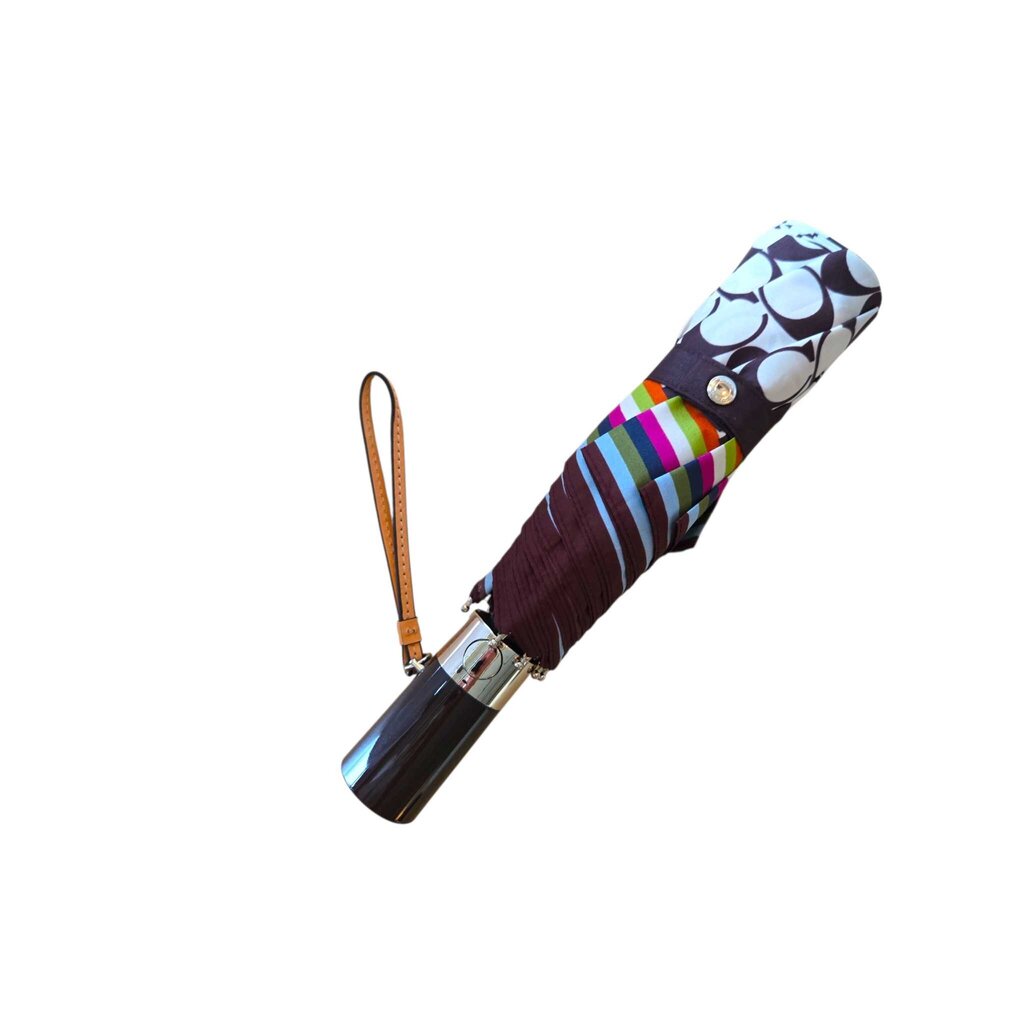 COACH LEGACY STRIPE compact UMBRELLA