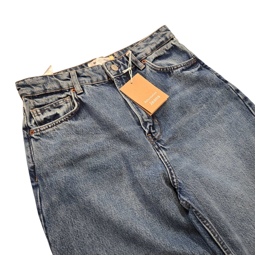REFORMATION SELENA 27" = SZ 6 new W