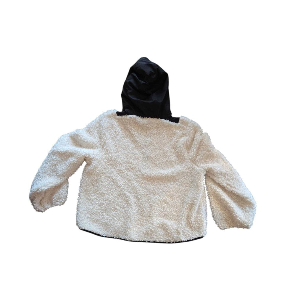 TALBOTS 3/4 ZIP SHERPA hoodie XL