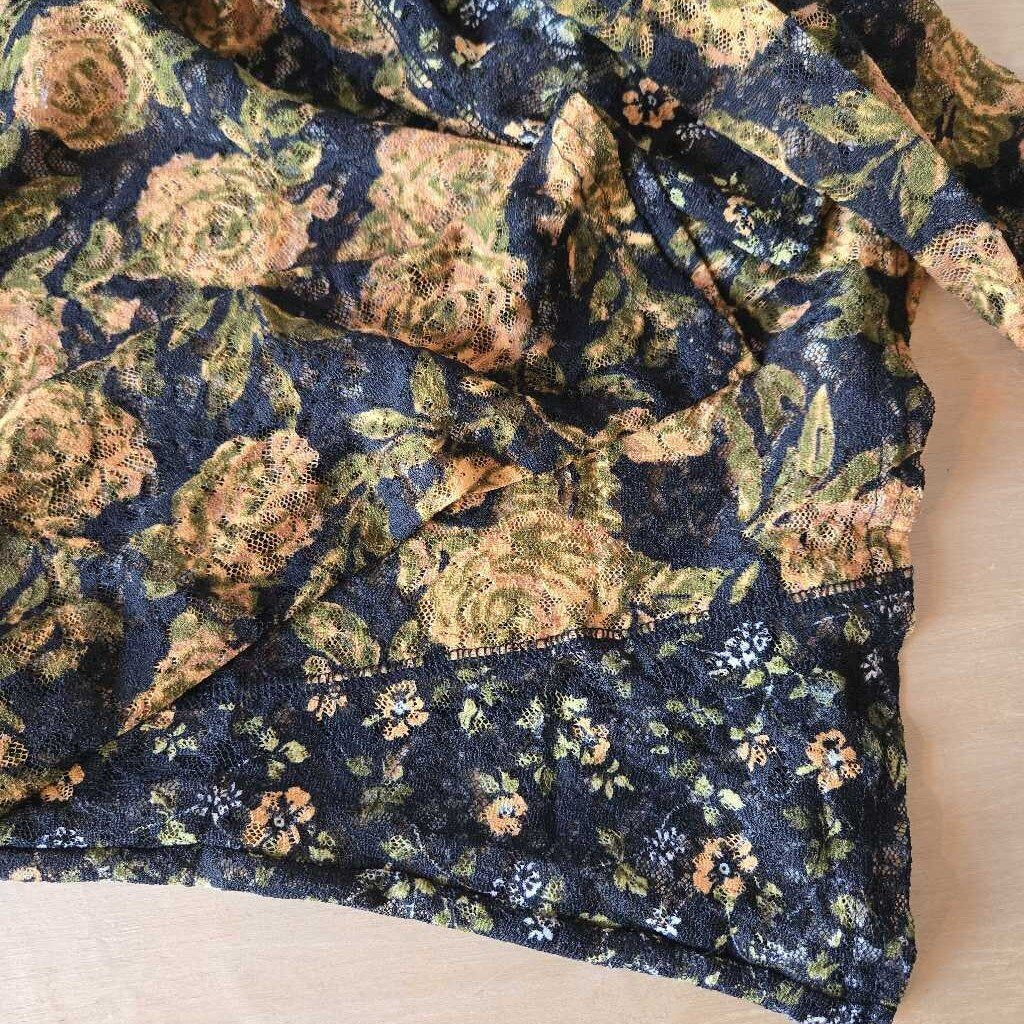 FREE PEOPLE LYRIC FLORAL new SZ XL B2