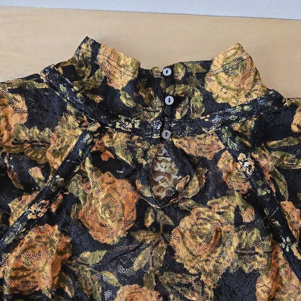 FREE PEOPLE LYRIC FLORAL new SZ XL B2