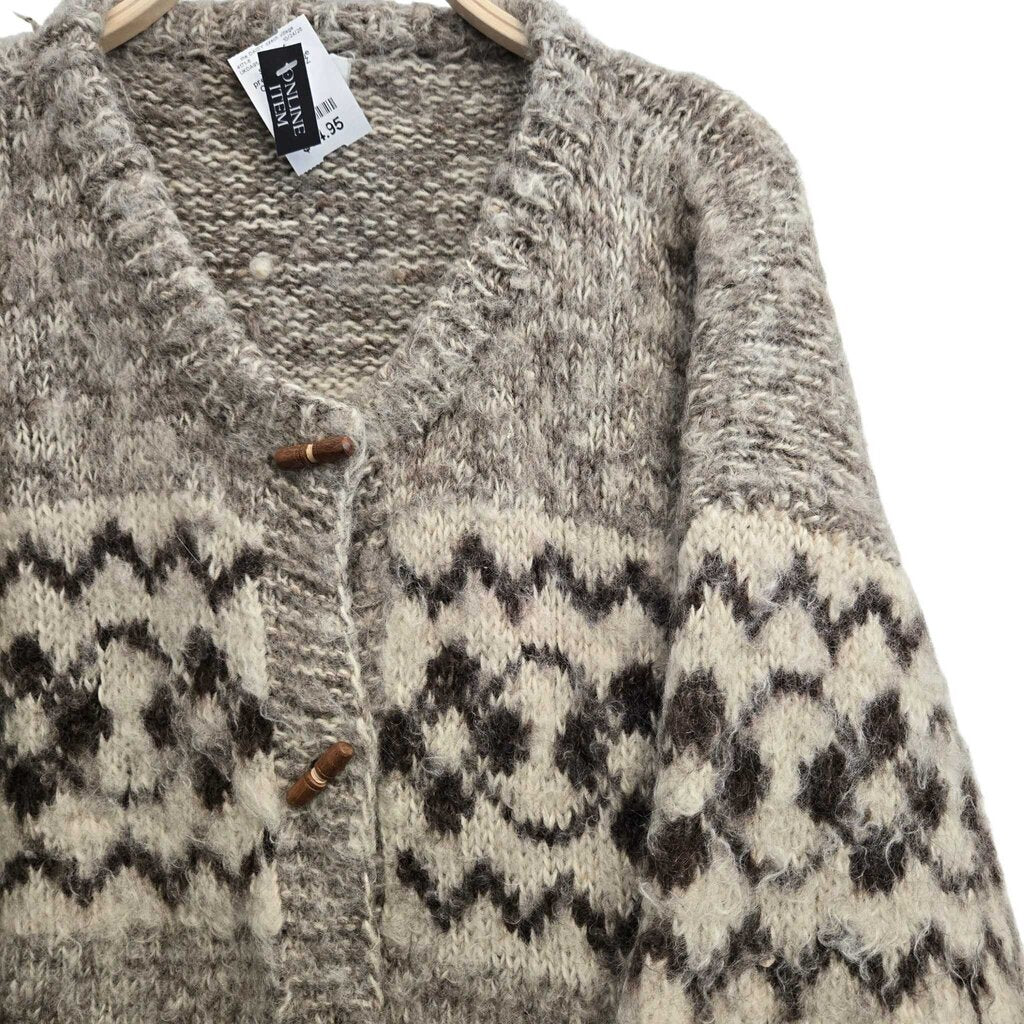 vintage CARDIGAN SZ LARGE W