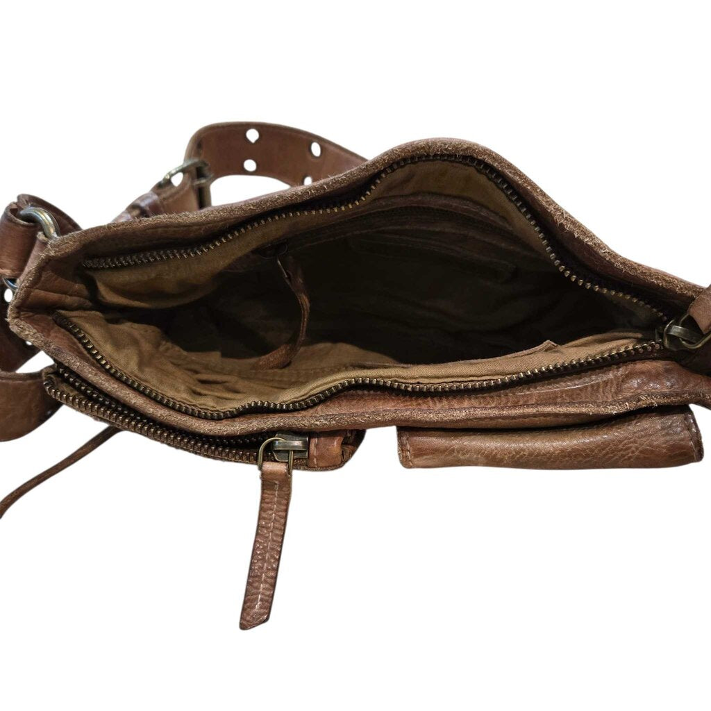 FREE PEOPLE LEATHER SLING BAG