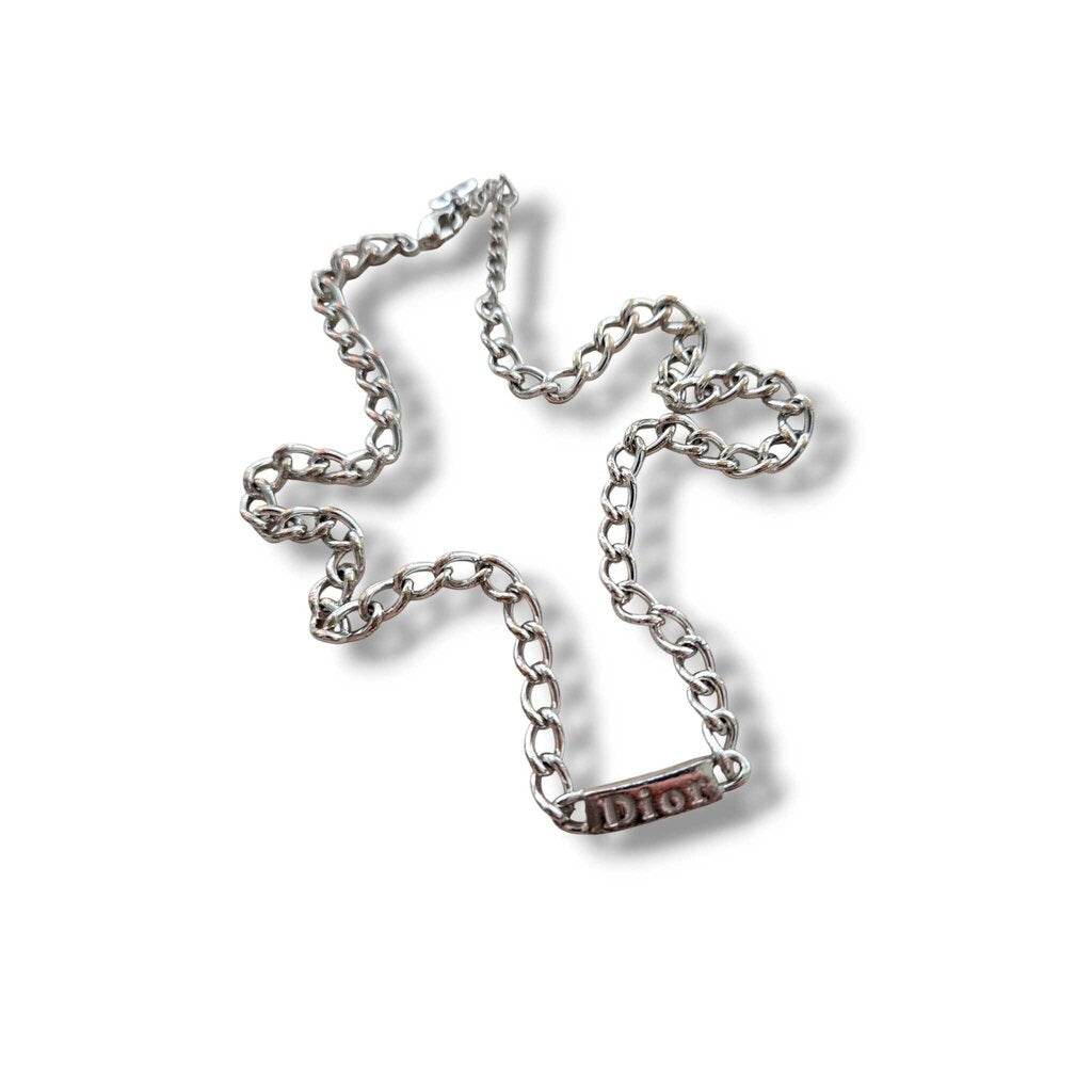 CHRISTIAN DIOR ID TAG necklace
