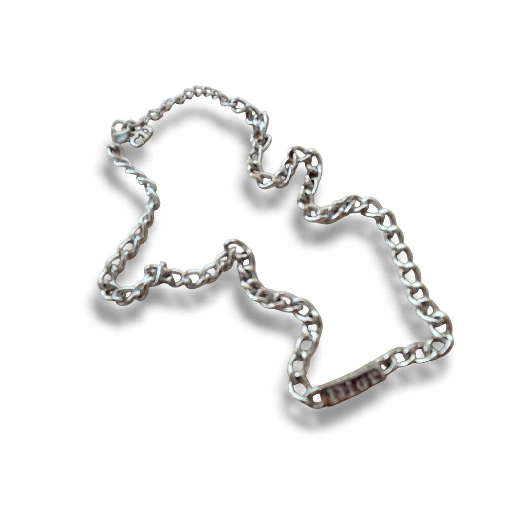 CHRISTIAN DIOR ID TAG necklace