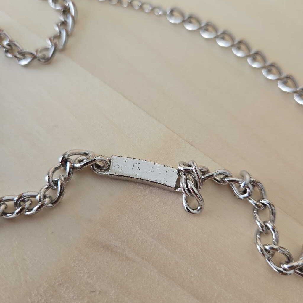 CHRISTIAN DIOR ID TAG necklace
