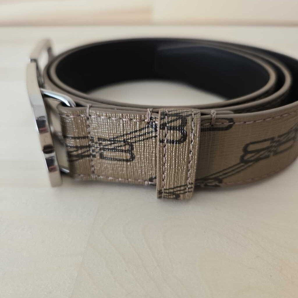 BALENCIAGA BB SIGNATURE BELT MEDIUM retail 495.00