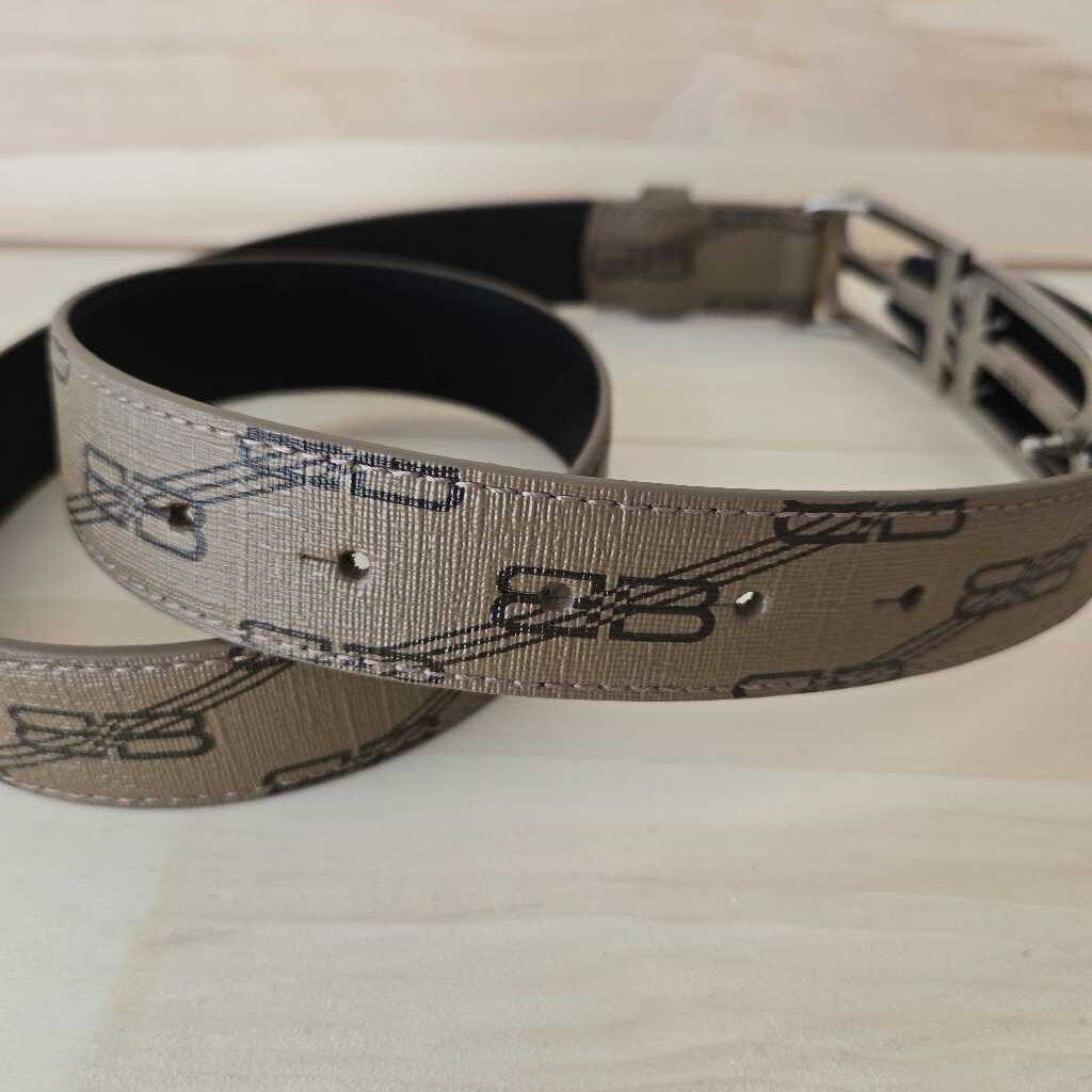 BALENCIAGA BB SIGNATURE BELT MEDIUM retail 495.00
