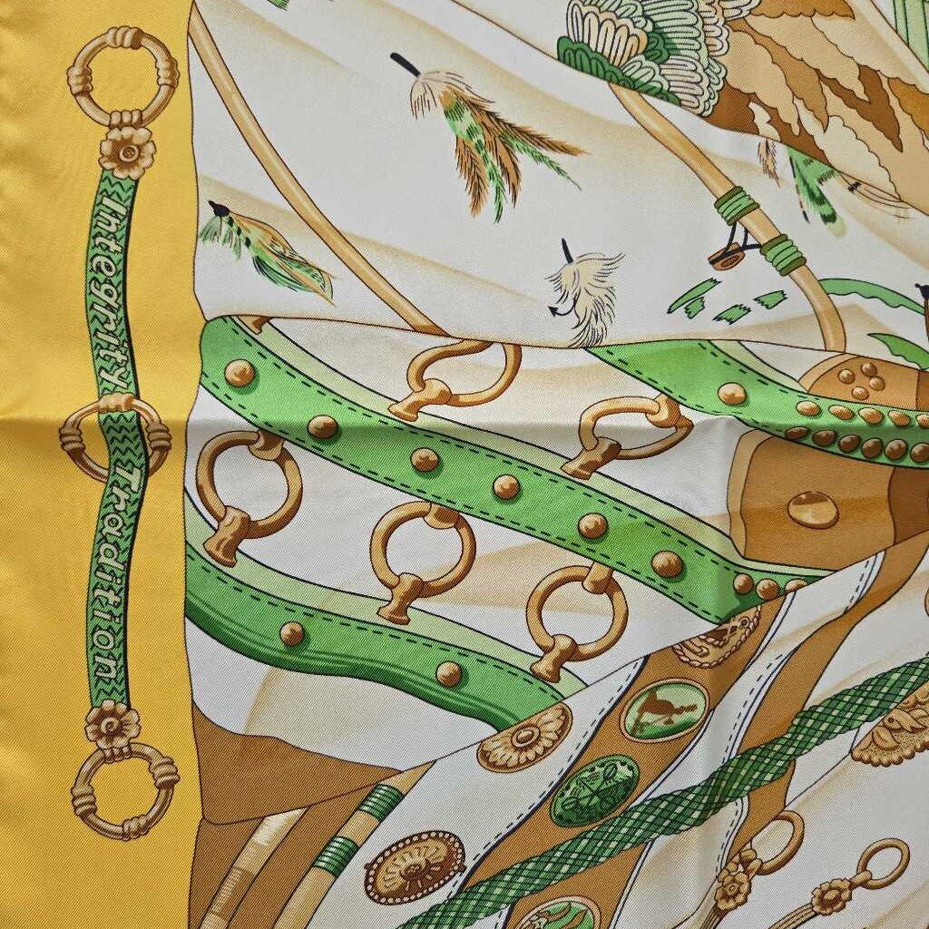 HERMES soleilde soie SCARF w box