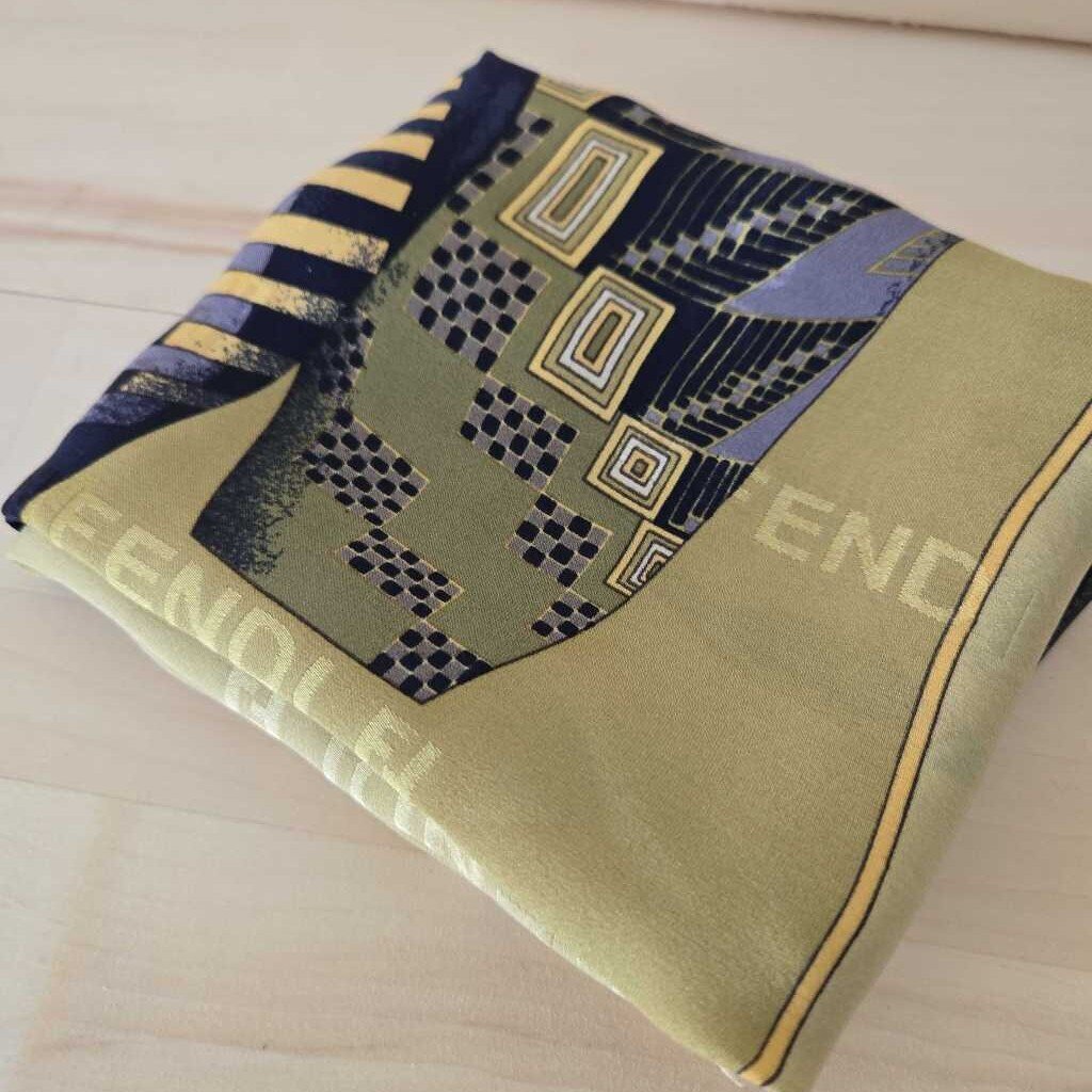 FENDI vintage SILK SCARF