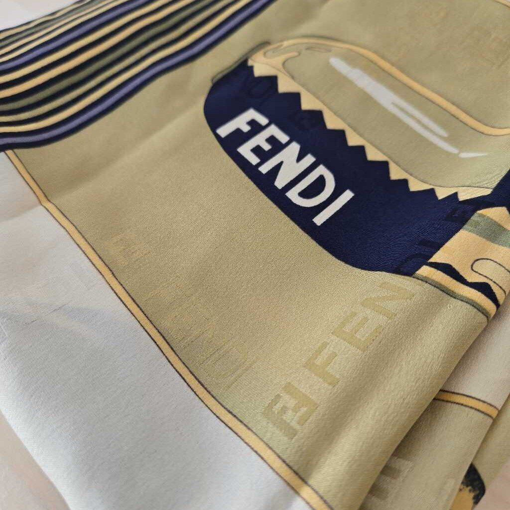 FENDI vintage SILK SCARF