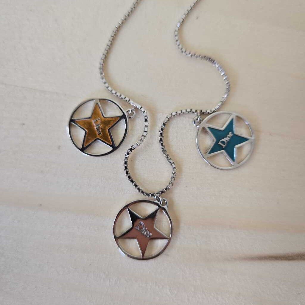 CHRISTIAN DIOR CHARM NECKLACE
