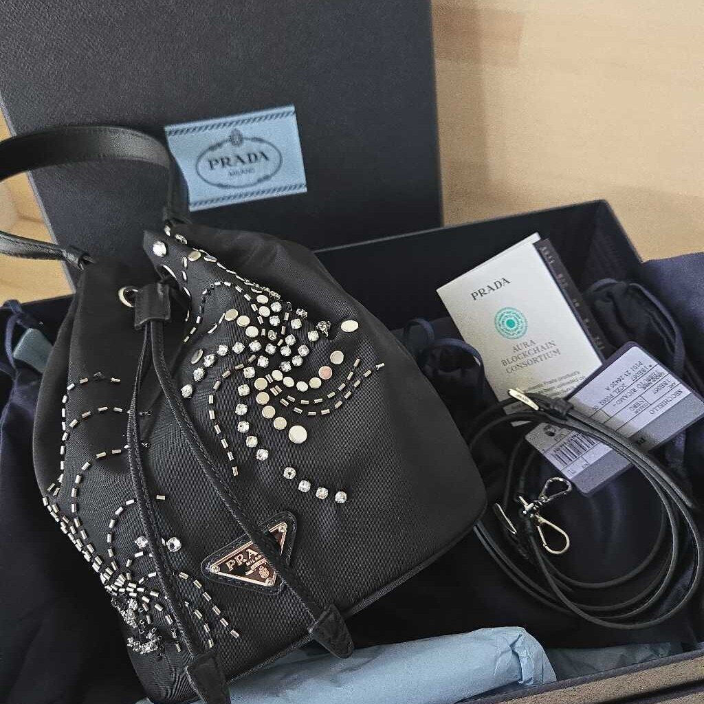 PRADA TESSUTO SATIN bag retail 2940.00