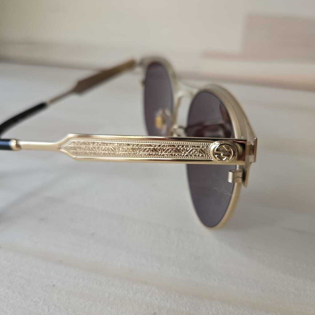 GUCCI GG0075S GOLD retail 425.00