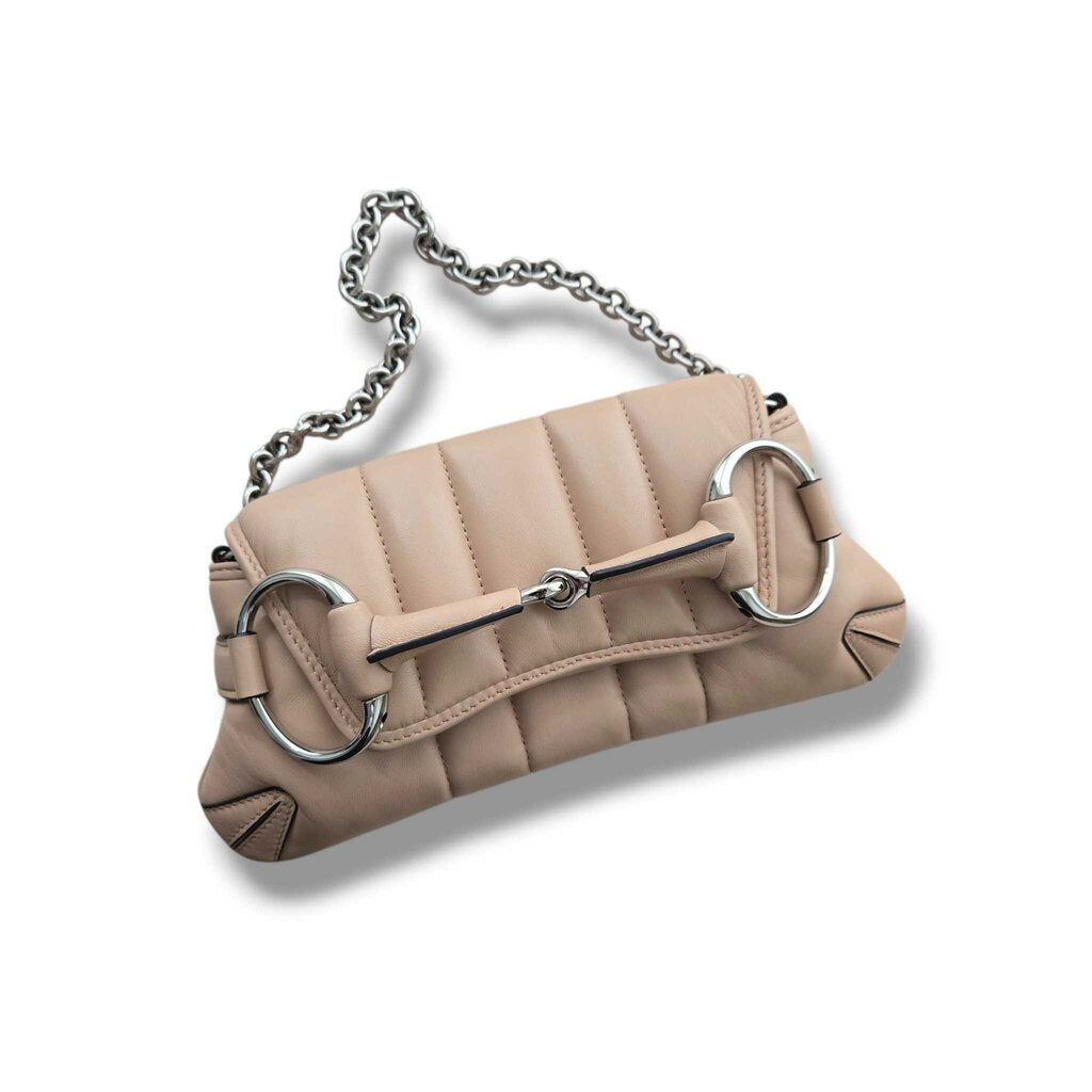 GUCCI LAMBSKIN HORSEBIT CHAIN bag