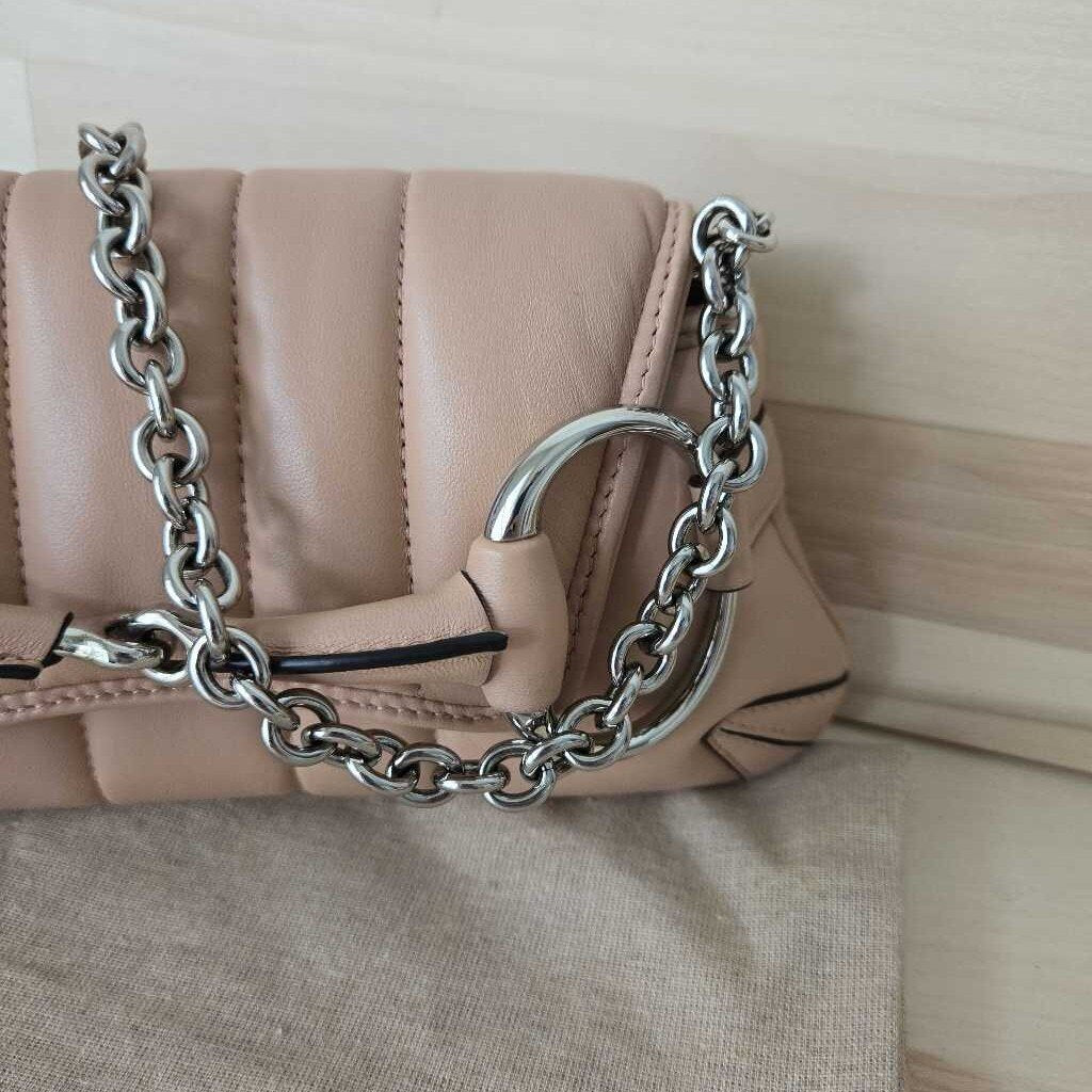 GUCCI LAMBSKIN HORSEBIT CHAIN bag