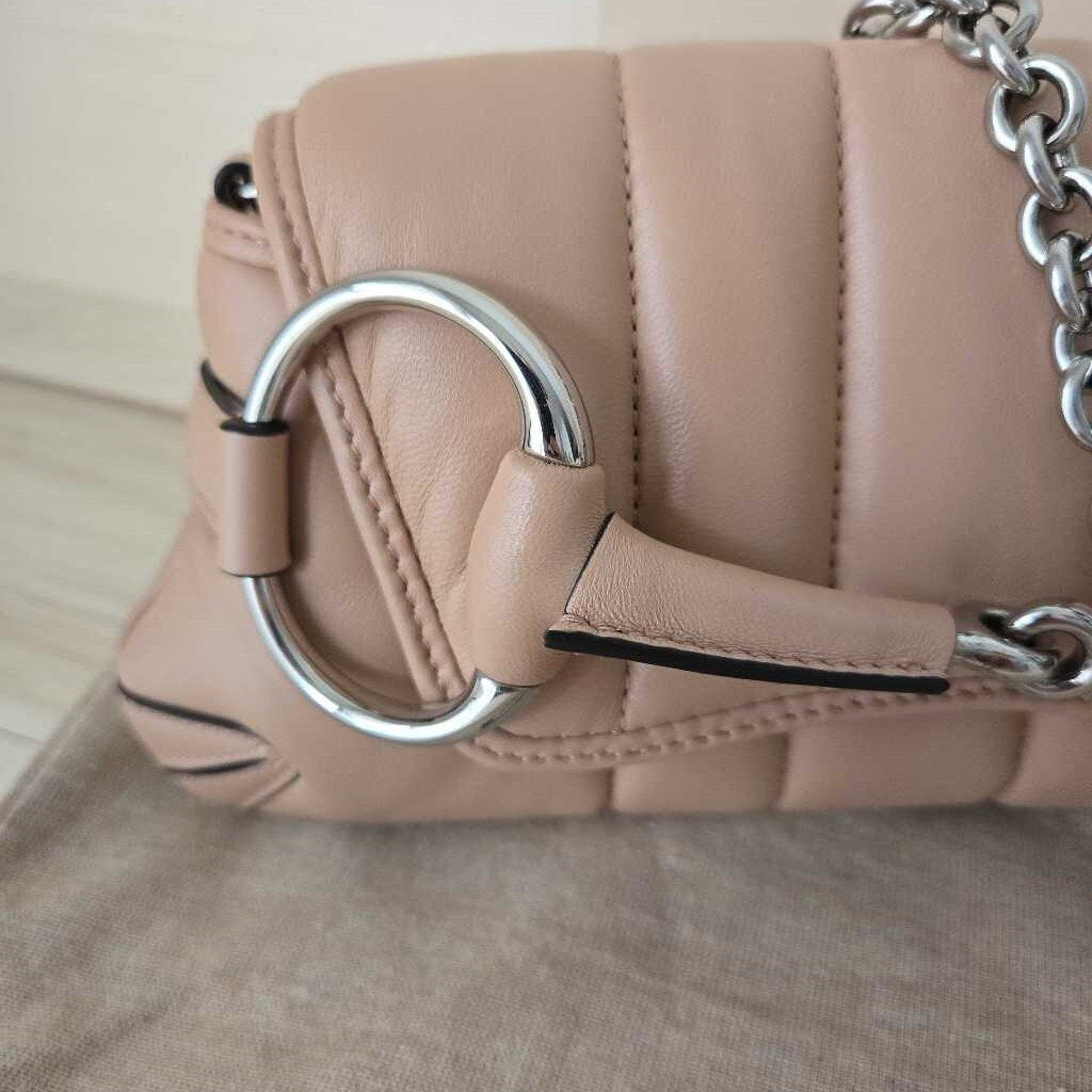 GUCCI LAMBSKIN HORSEBIT CHAIN bag
