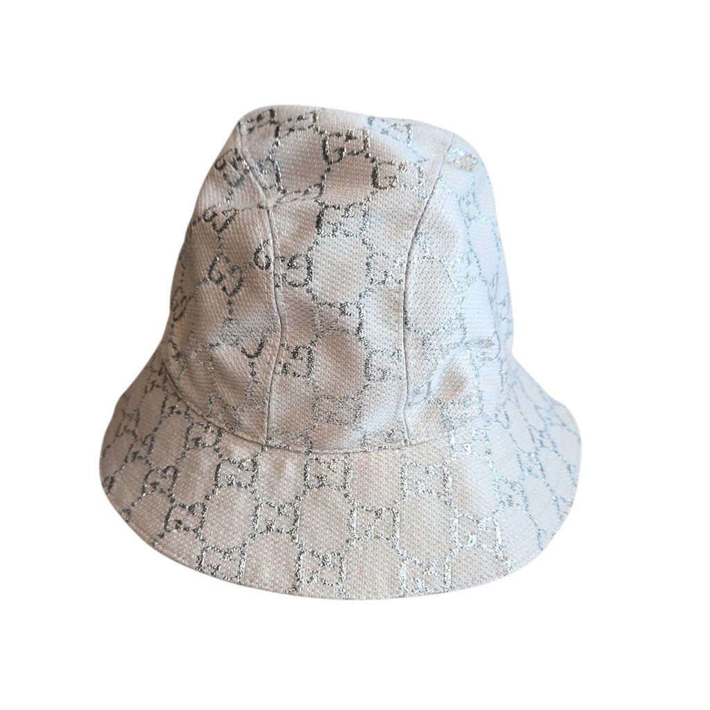 GUCCI GG LAME BUCKET HAT