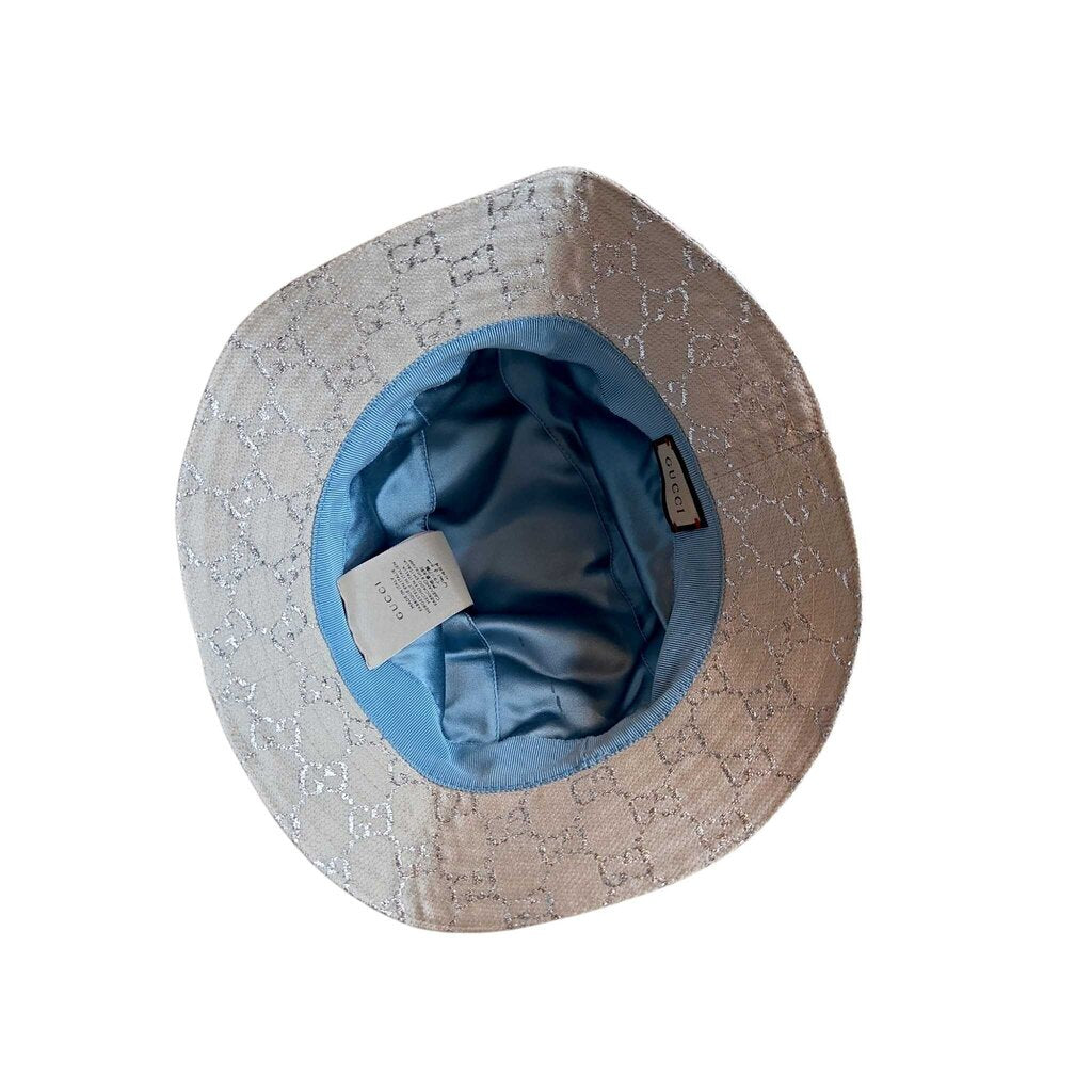 GUCCI GG LAME BUCKET HAT