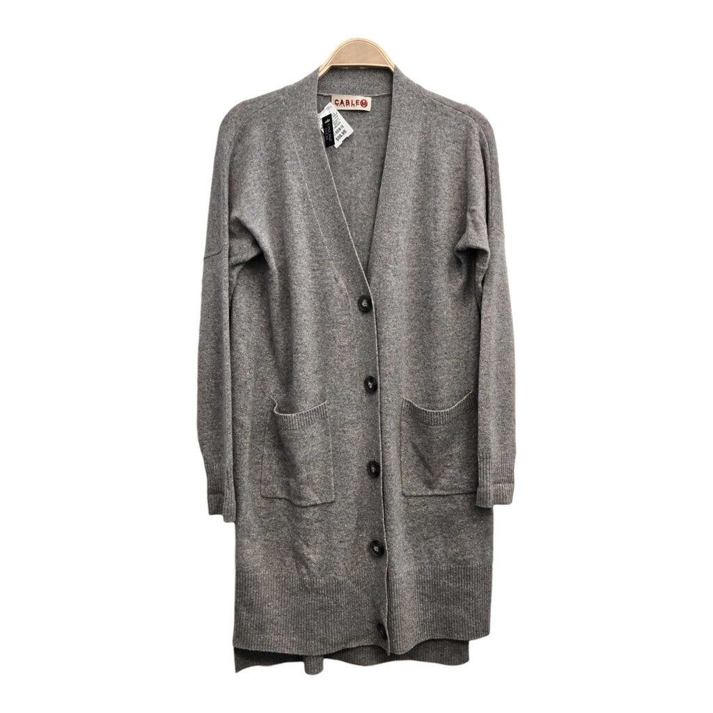 CABLE MELBOURNE retail 360.00 cashmere MED W