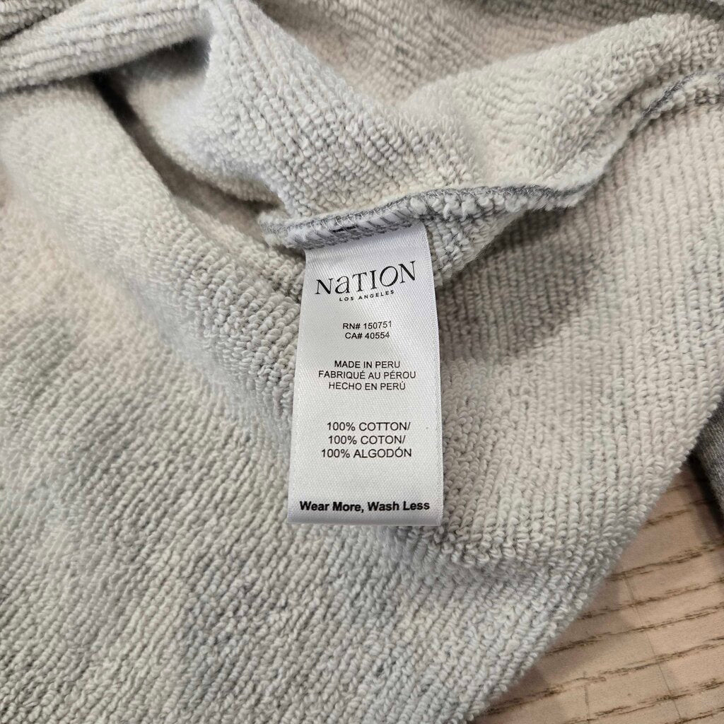 NATION LTD nwt tommie sweatshirt RETAIL 178.00 SZ LARGE W