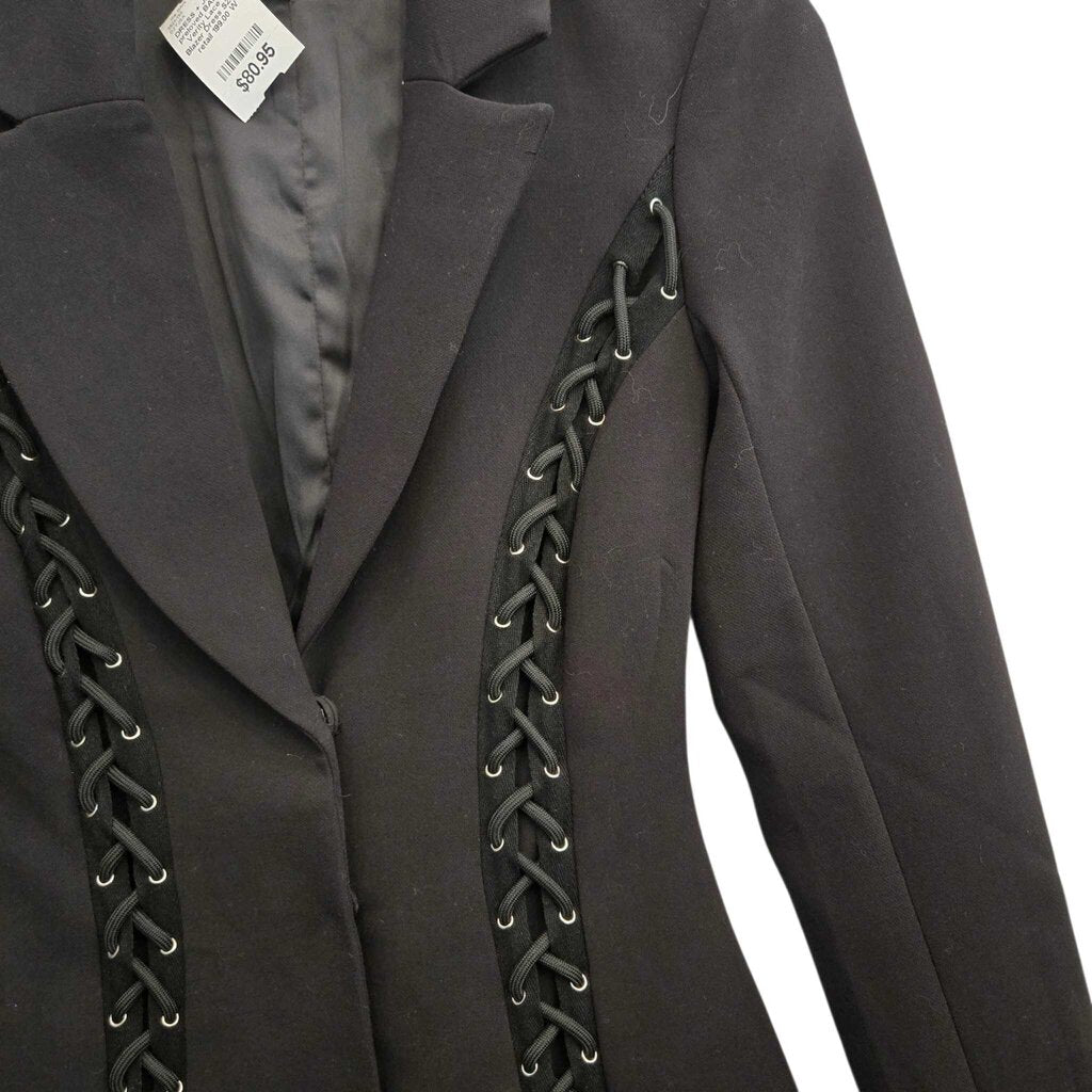 BARDOT Verity Lace Up Blazer Dress SZ XS retail 199.00 W