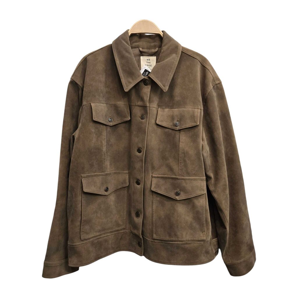 FREE PEOPLE night ranch vegan jacket retail 198.00 SZ LARGE W