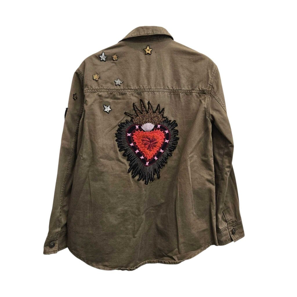 CINQ A SEPT canyon military jacket SZ SMALL W