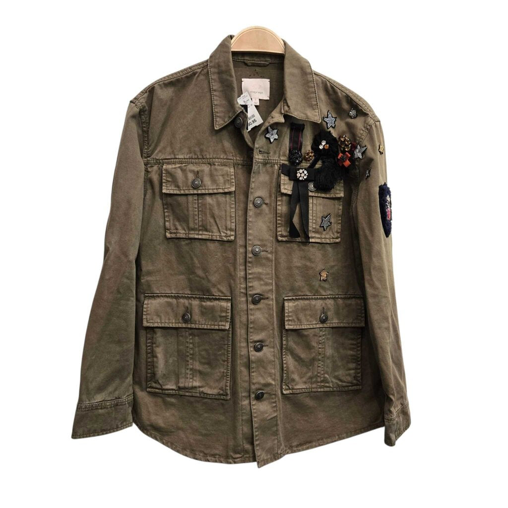 CINQ A SEPT canyon military jacket SZ SMALL W