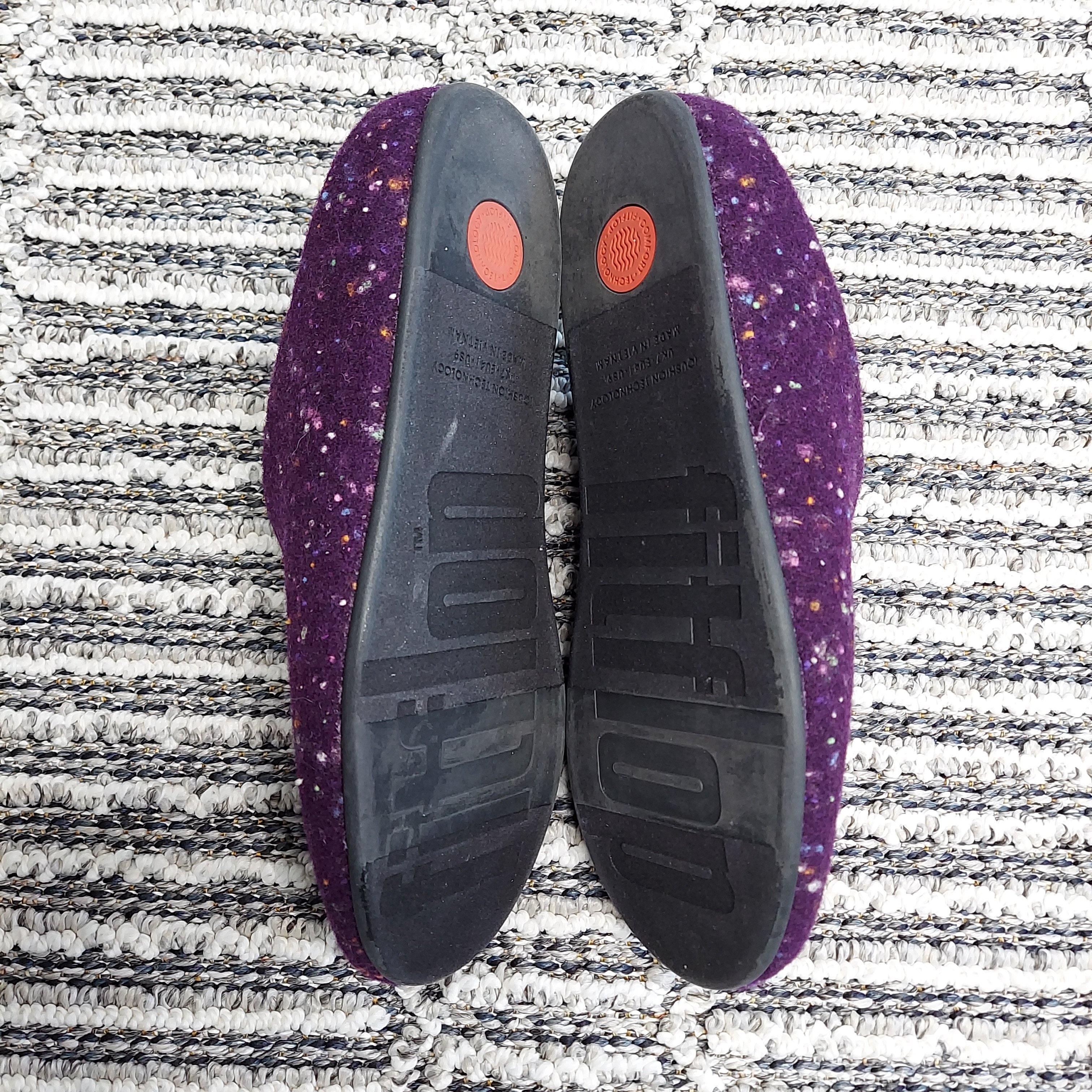 FitFlop purple speckled slip on sz 9 - Shop The Daisy