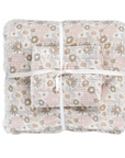 COTTON KING BEDDING double layer coverlet + 2 shams