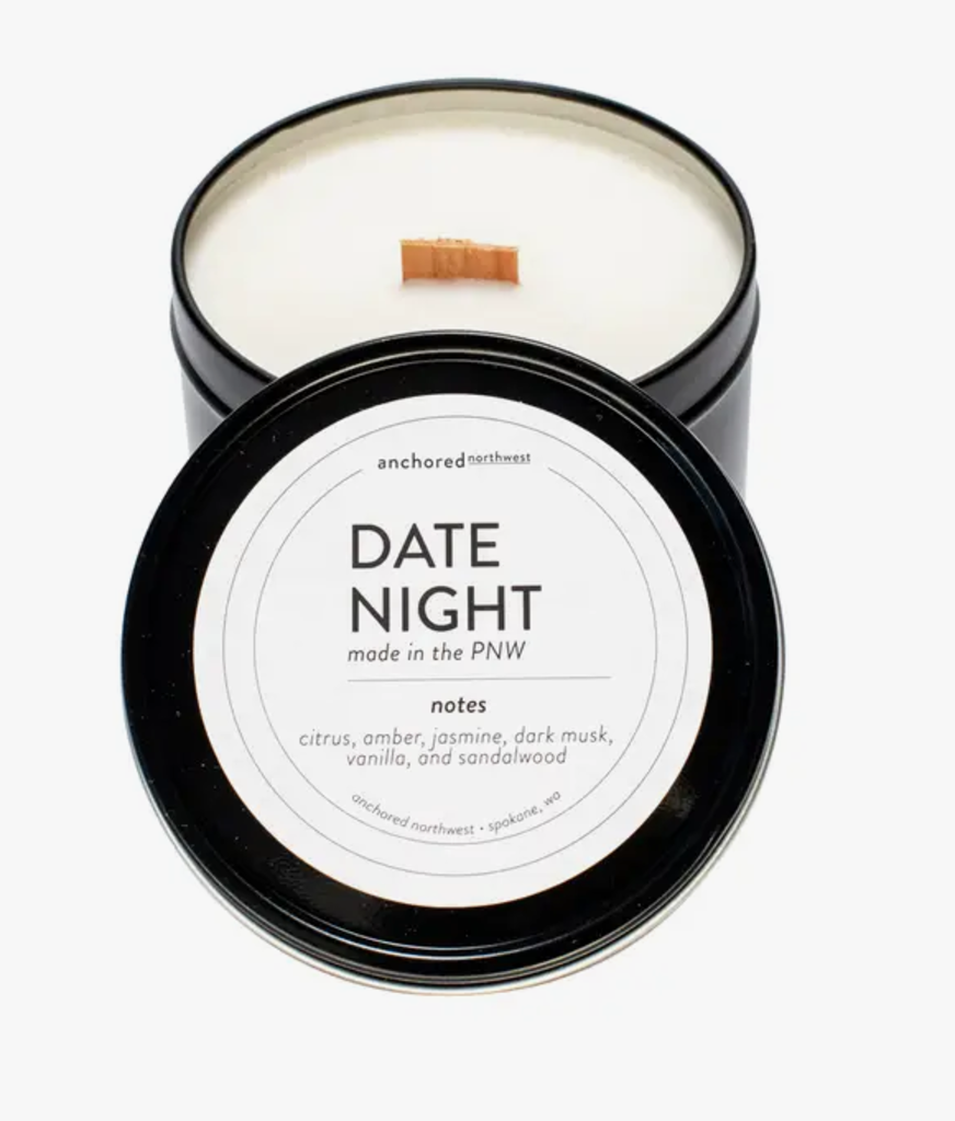 Date Night Wood Wick Travel Soy Candle