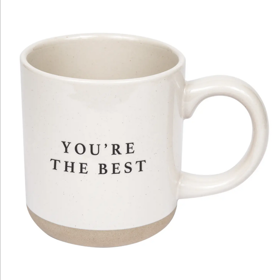 YOU'RE THE BEST stoneware mug